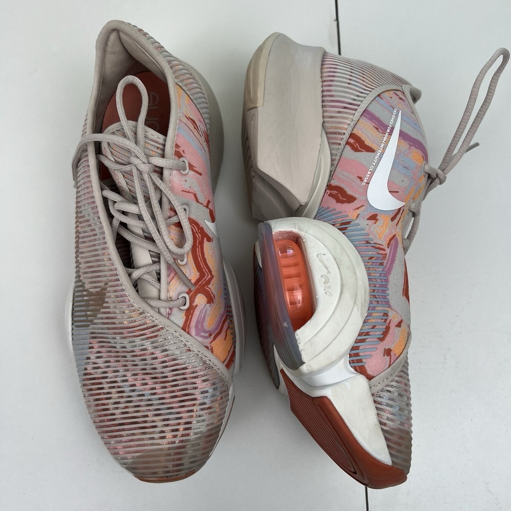 Nike Desert Sand Metallic Copper Air Zoom SuperRep 2 Sneakers Size 8.5